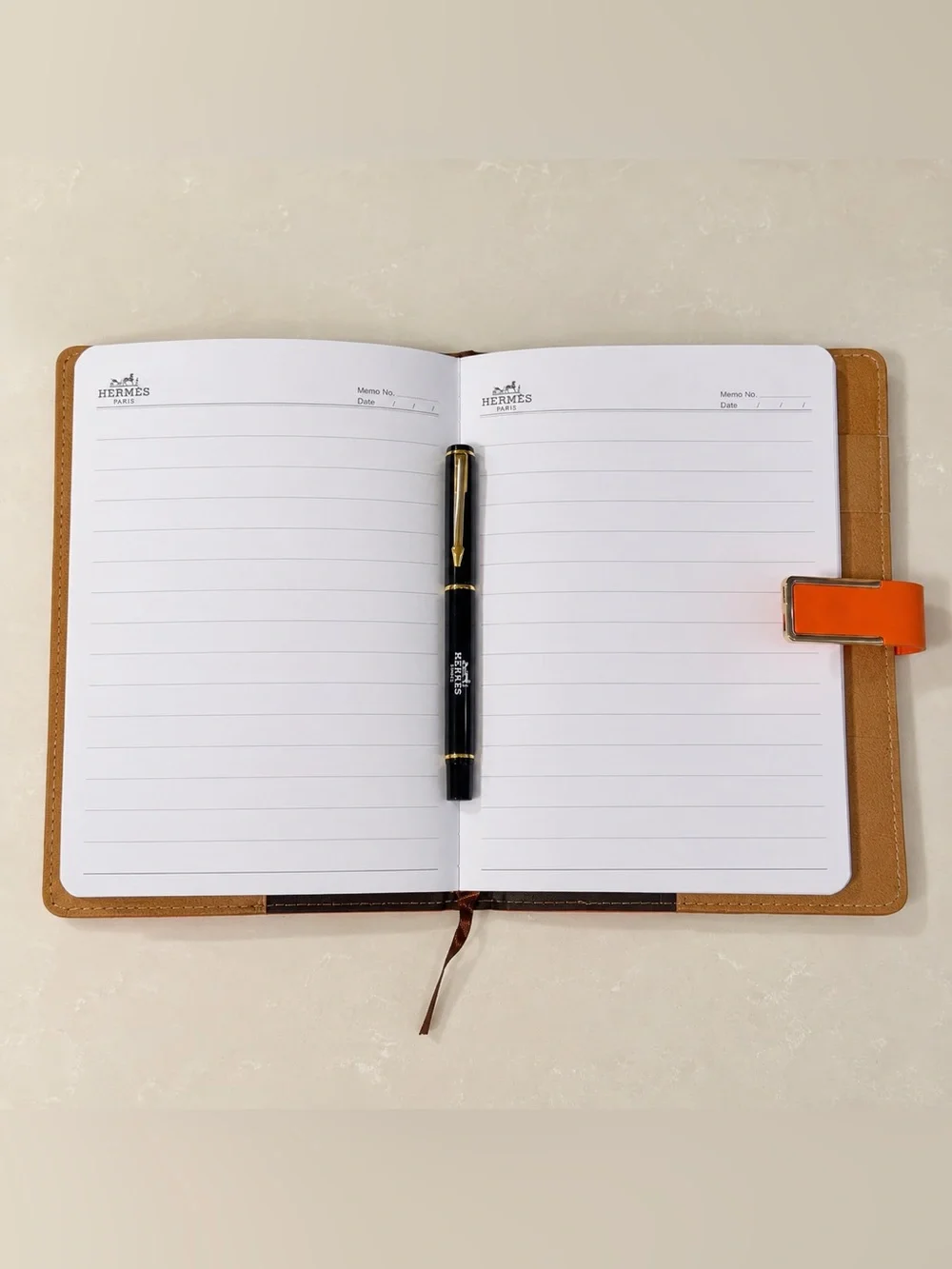 Hermes VIP Orange Notebook Journal Cover + Pen GWP Gift With Purchase